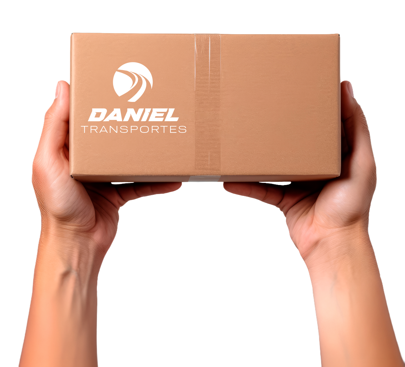 Caixa da Daniel Transportes pronta para coleta